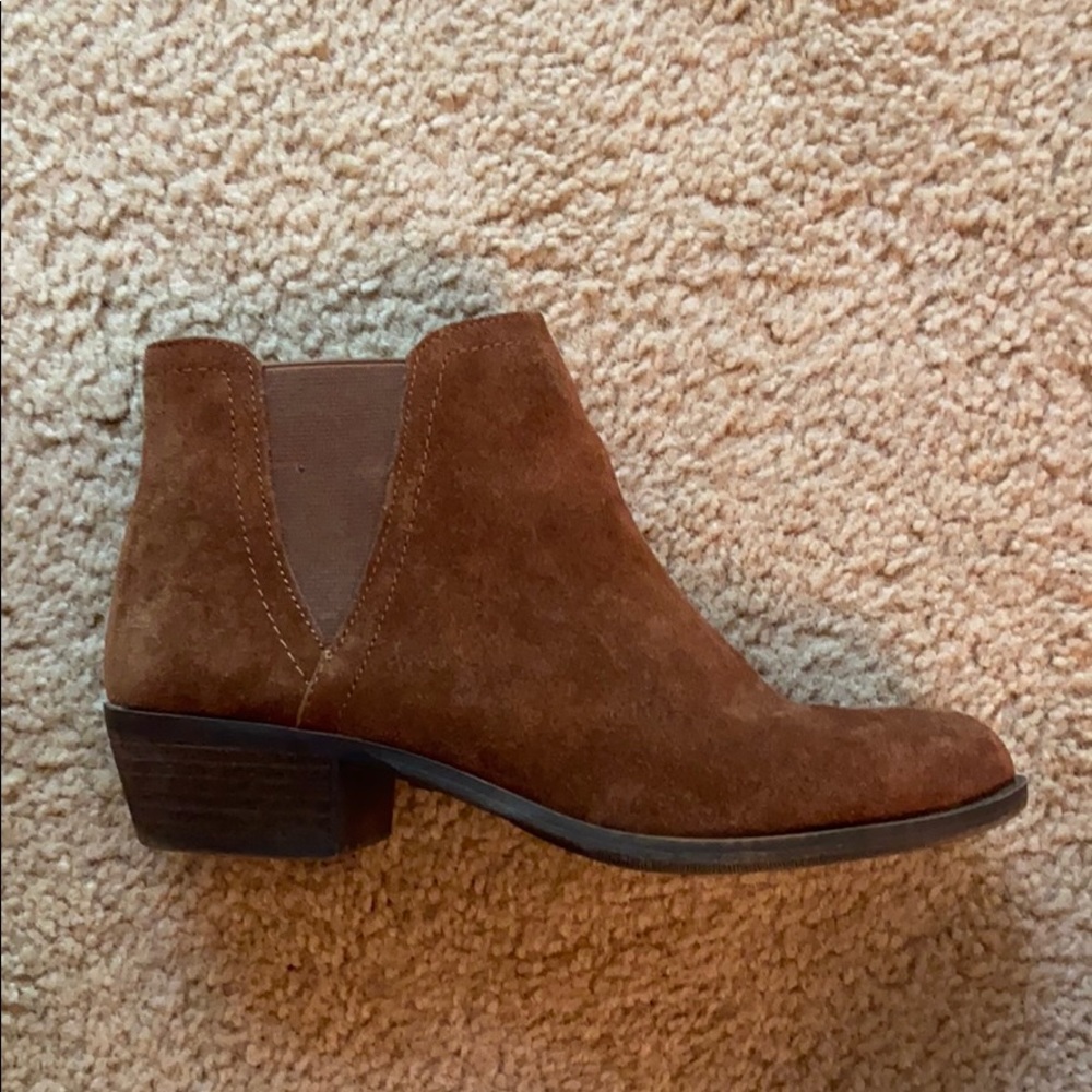 Suede booties